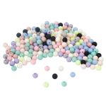 Бусины пластик ⌀8 мм, 50 г, микс цвета, матовые, круглые, Astra&Craft (микс), 1AL139-2