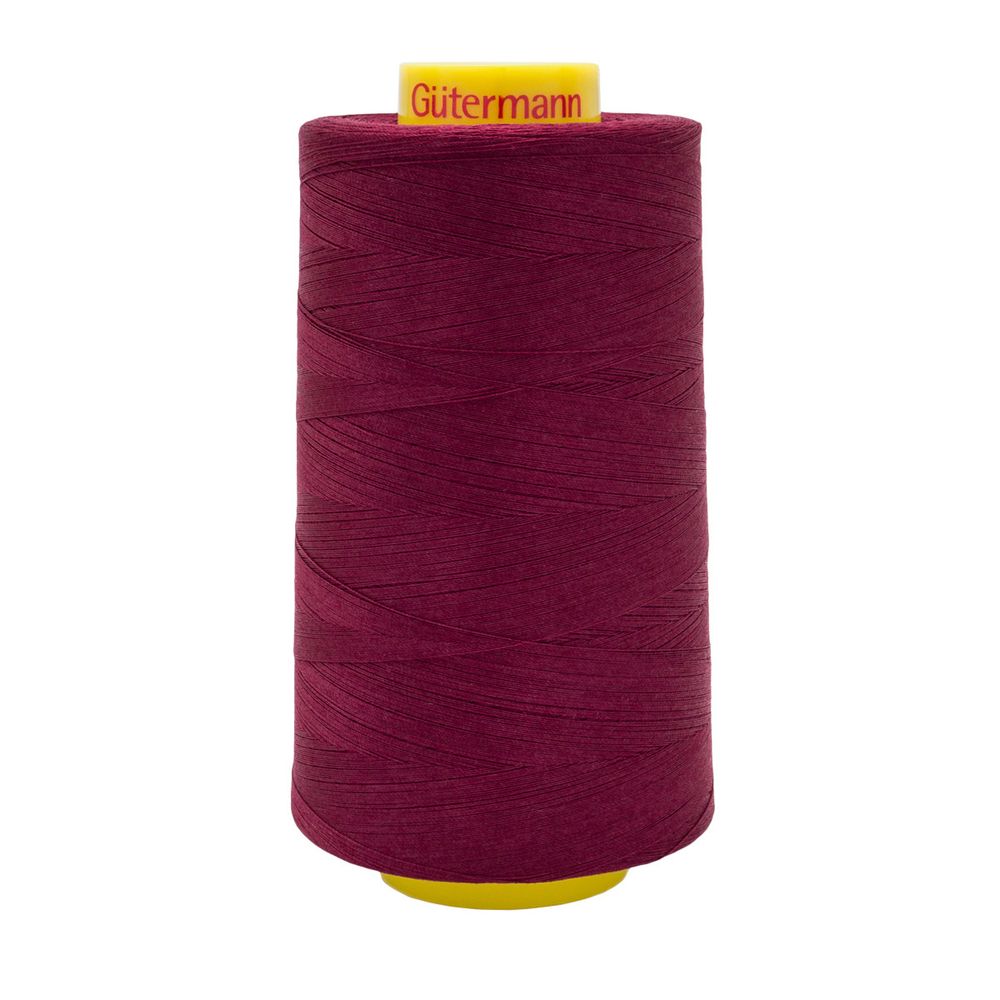 Нитка универсальная Gutermann Mara 120/2, 5000 м, 700185, 369 винный, 1 катушка