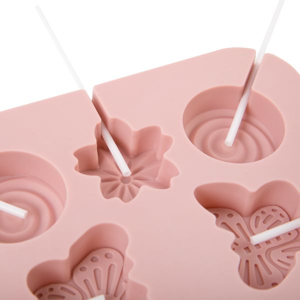 Форма силиконовая для леденцов 16х16х1.6 см, 8 ячеек, S-Chief SPC-0500