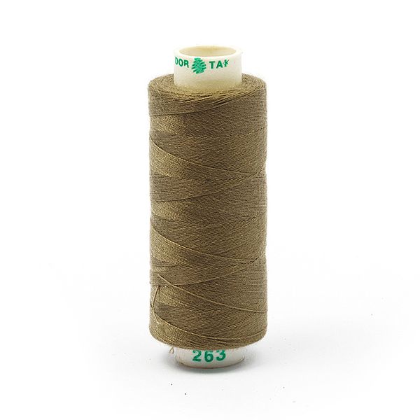 Нитки швейные бытовые Dor Tak 40/2, 366 м / 10 кат., 263 т.бежевый