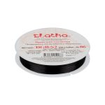 Проволока для бисера ⌀0.2 мм, 50 метров, 06 черный, Zlatka DGB-S2