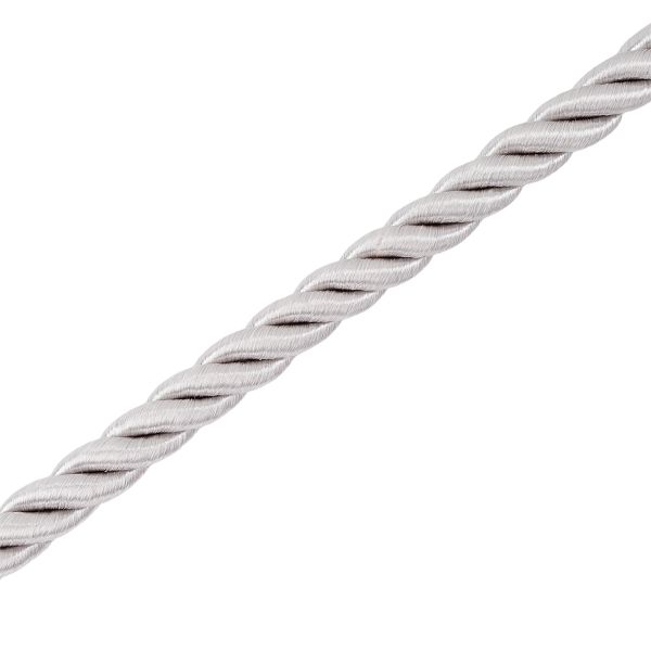 Шнур витой 8мм / 18,29м, 152 серебро