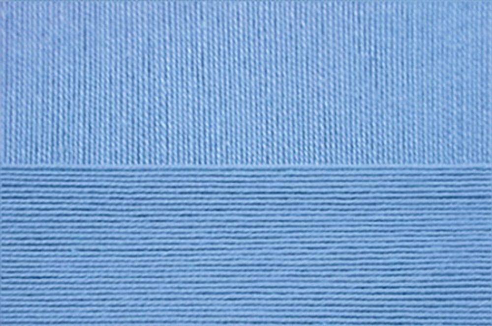 Пряжа Пехорка Цветное кружево / уп.4 мот. по 50 г, 475 м, 015 т.голубой