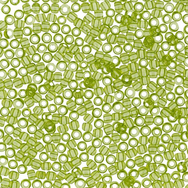 Бисер Toho 11/0 круглый (2.2 мм), 25 г (5х5 г), 0004 салатовый
