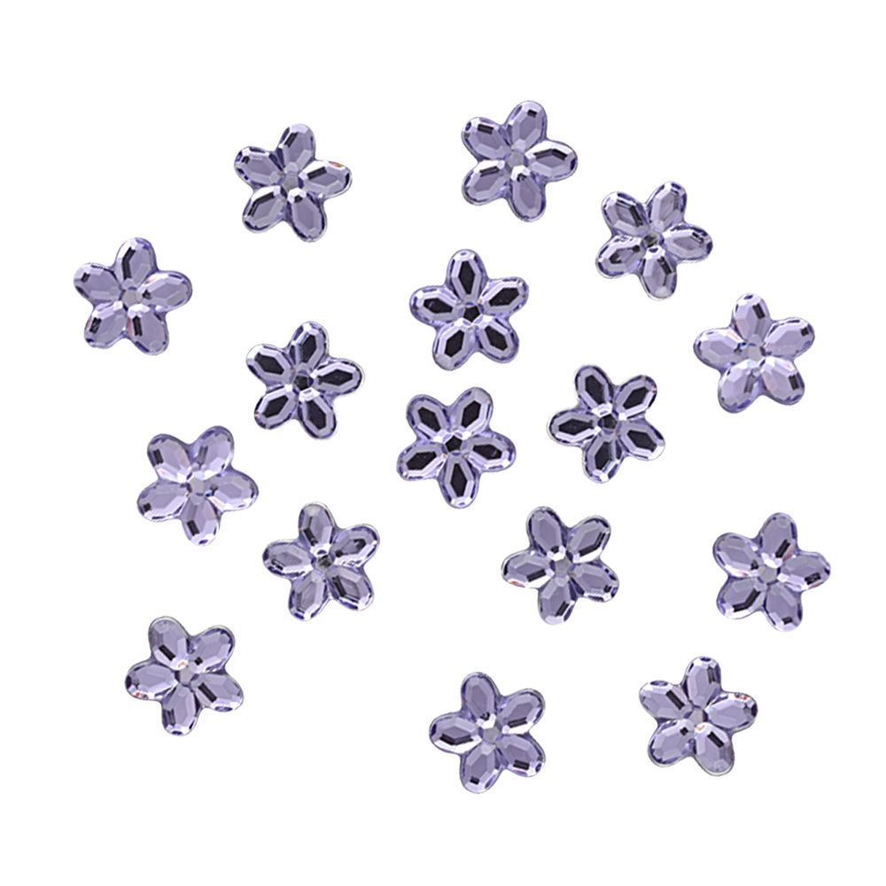 Кабошон декор подарков Цветы 10 мм, 15 шт, сиреневый, Dress it up