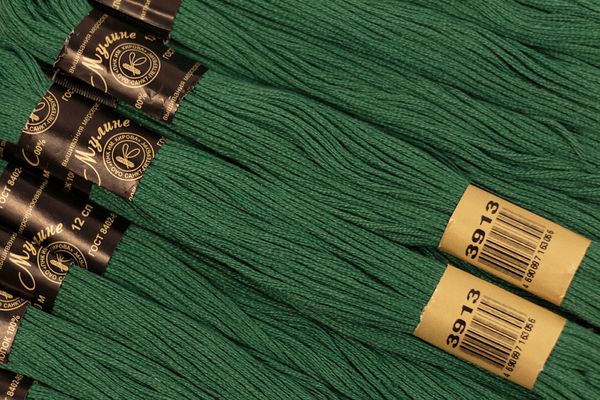 Мулине ПНК им.Кирова цв.1909 фиолетовый, 12 мотков по 10 метров