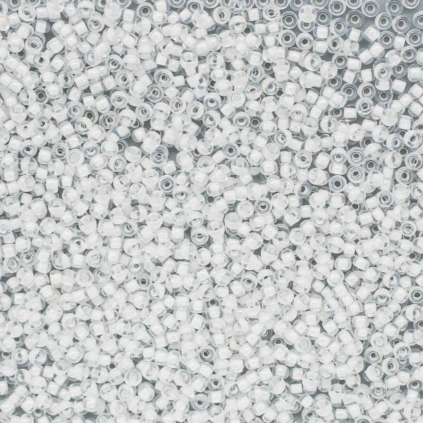 Бисер Preciosa прозрачный, цветной центр 10/0 (2.3 мм), 100 г (5х20 г), цв. 38602