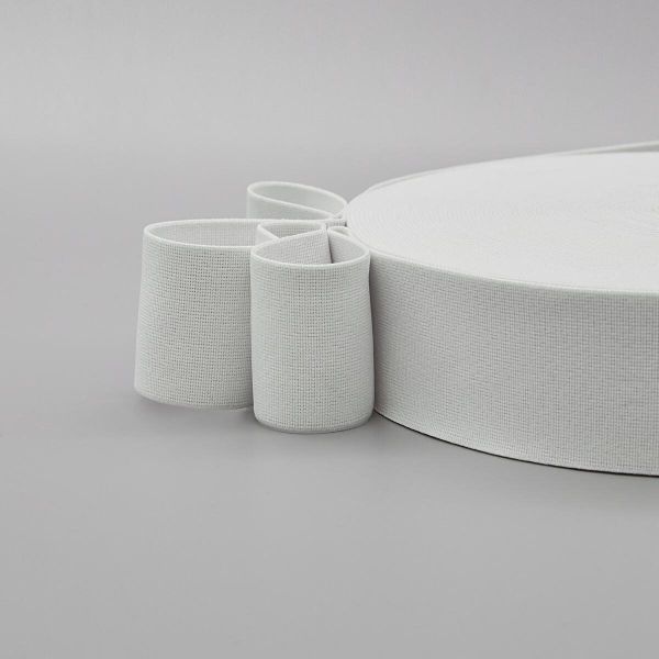 Резинка башмачная 50.0 мм / 25 метров, белый