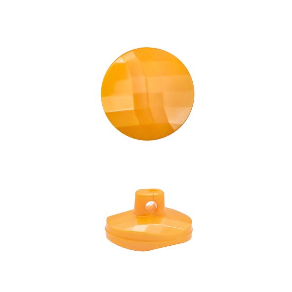 Пуговицы на ножке перламутр 13мм (25 оранжевый), 72 шт