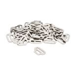 Крючки галстучные 11 мм, (3 части) ВОС, никель, 50 шт