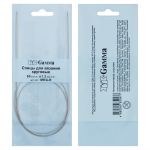 Спицы круговые металл ⌀1,2 мм, 80 см, с металлической леской, Gamma MKG-R