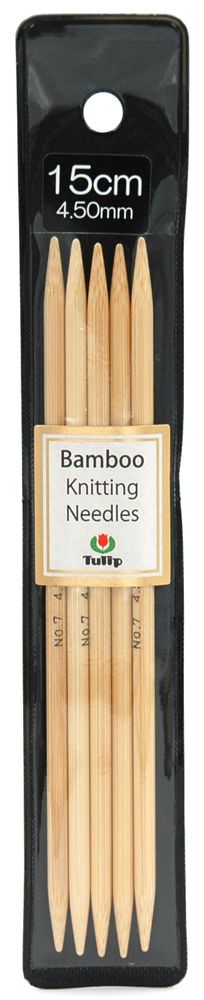 Спицы чулочные Tulip Bamboo ⌀4,5 мм, 15см, KND060450 /TOS/