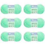 Пряжа Люблю вязать Фитнес 200 / уп.6 мот. по 50 г, 200 м, 434 мята