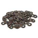 Кнопка клямерная ⌀17.0 мм, медь, (ЧАСТЬ B), 50 шт, BIG