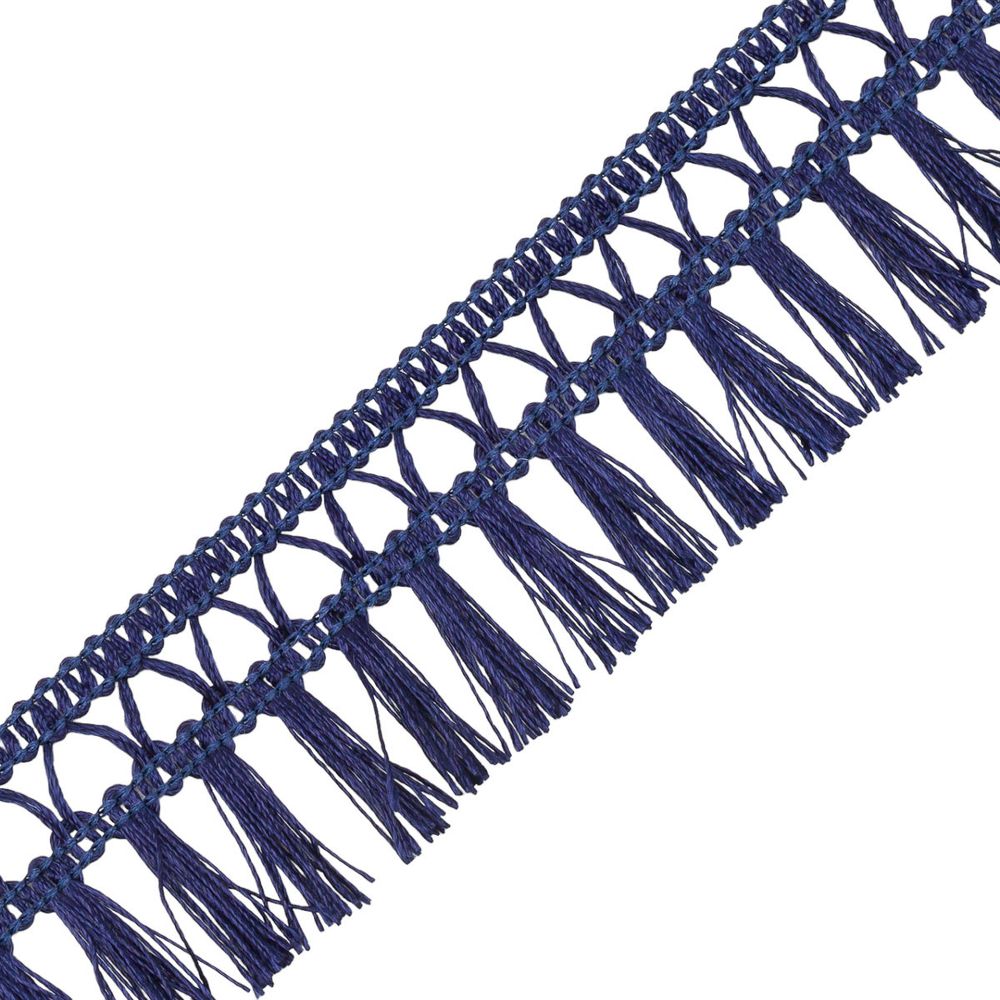Бахрома отделочная 50.0 мм / 25 метров, 919 темно-синий, 0390-0040, T-04