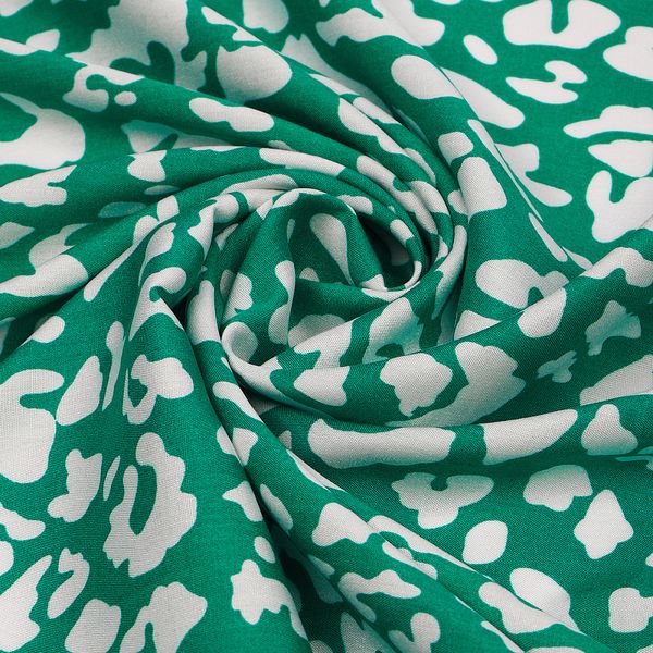 Штапель 90 г/м², 145 см / 2 метра, TBY.Vi.pr.E1323.5.2, цв.05 зеленый