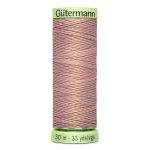 Нитки отделочные Gutermann Top Stitch, 30м, 991 розово-бежевая пудра, 5 катушек