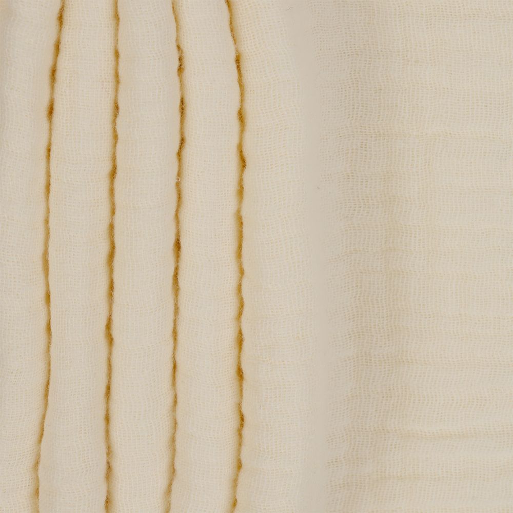 Муслин 125 г/м², 130 см, в нарезке, Mus.24723.6, цв.06 молочный, 5 метров /TOS/