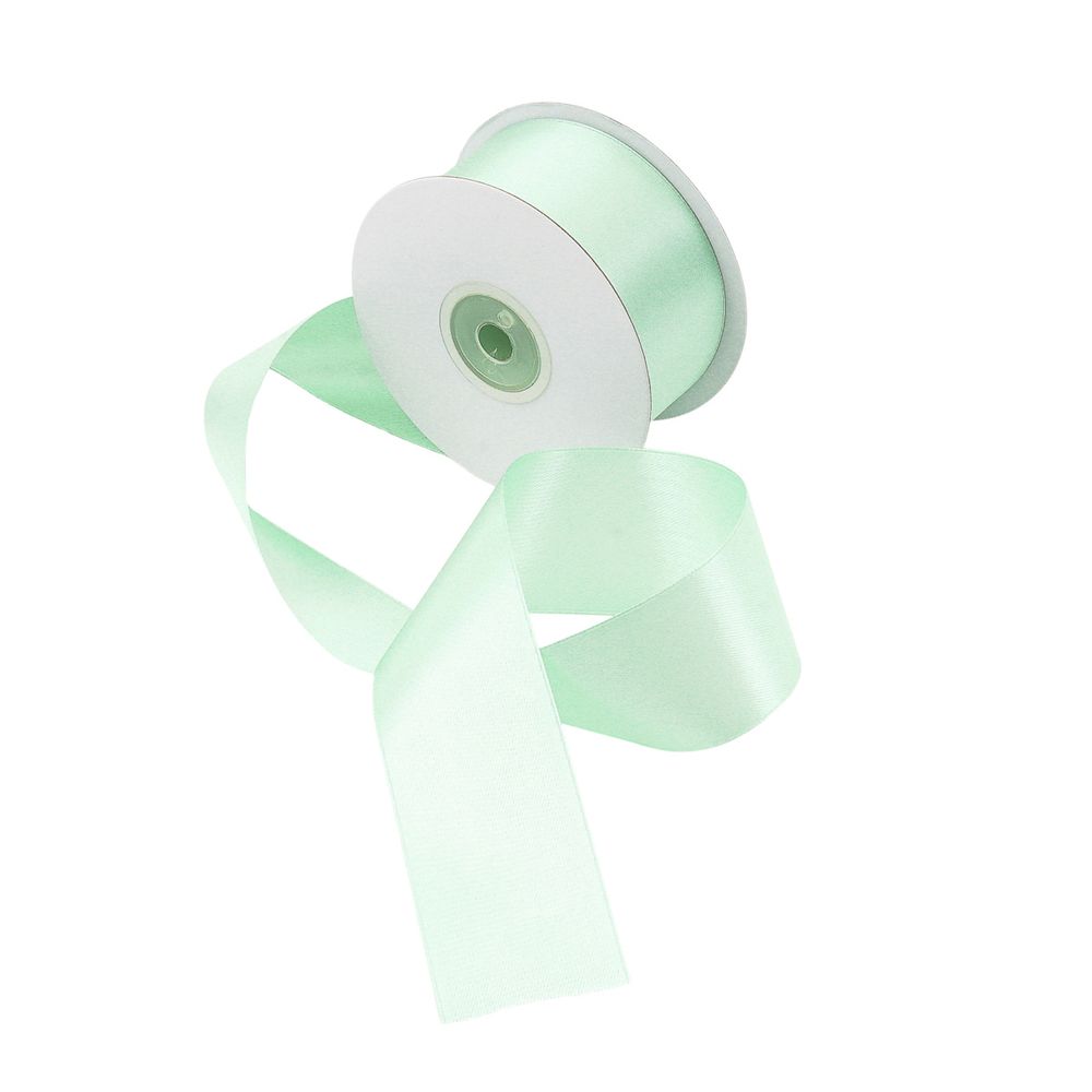 Лента атласная 2-сторонняя 38.0 мм / 22.86±1 метров, C1153 мятный, 6102-0015, Globus