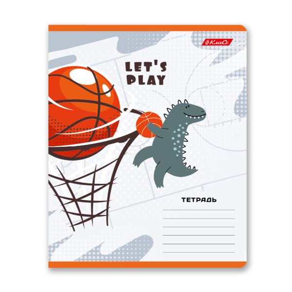 Тетрадь ученическая школьная, A5+ 18 л. на скобе 65 г/м², белизна 100%, 20 шт, клетка, 000709 Давайте играть !, Светоч 18ТЕТк-001
