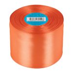 Лента атласная 1-сторонняя 75.0 мм / 33±2 метра, 155 св-оранжевый, Gamma