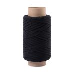 Тесьма (лента) киперная (100% х/б) 5 мм / 100 метров, черный, Gamma ЛКЭ (5чх/5хх-100) цв