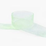 Лента капроновая (органза) 25.0 мм / 22.8±1 метра, 117 св.салатовый, Blitz OR-25