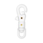 Карабин пластик 14 мм, 10 шт, №14 белый, Gamma GHB004