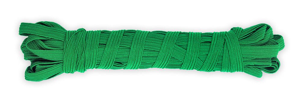 Резинка бельевая (стандартная) 8 мм / 10х10 метров, цв, 49 зеленый, Gamma НП