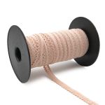 Резинка бельевая (ажурная) 13.5 мм / 50 метров, пудровый, 0313/81