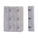 Застежки для бюстгальтера текстильные 3х2, 57 мм, 279 серый лед, 2494, 25 шт, Arta