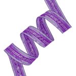 Лента подарочная 25 мм / 25 метров, рис.8255, фиолетовый/серебро, С3488Г17