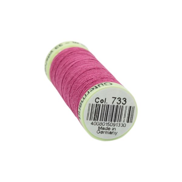 Нитки отделочные Gutermann Top Stitch, 30м, 733 розовая фуксия, 5 катушек