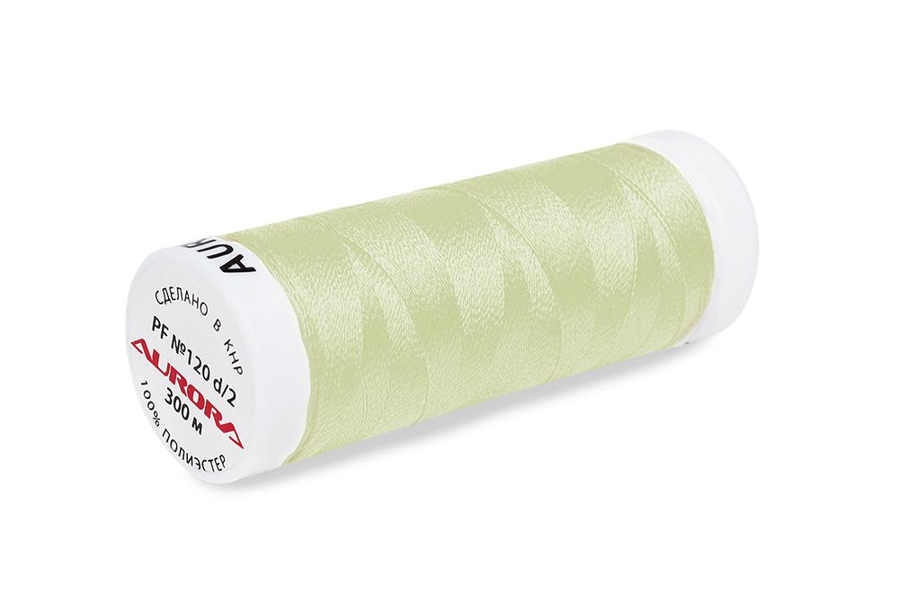 Нитки для креативных работ Aurora №120, 300 м, цв. PF731, 5 катушек