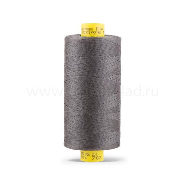 Нитка универсальная Gutermann Mara 120/2, 1000 м, 700207, 702 мышино-серый, 1 катушка