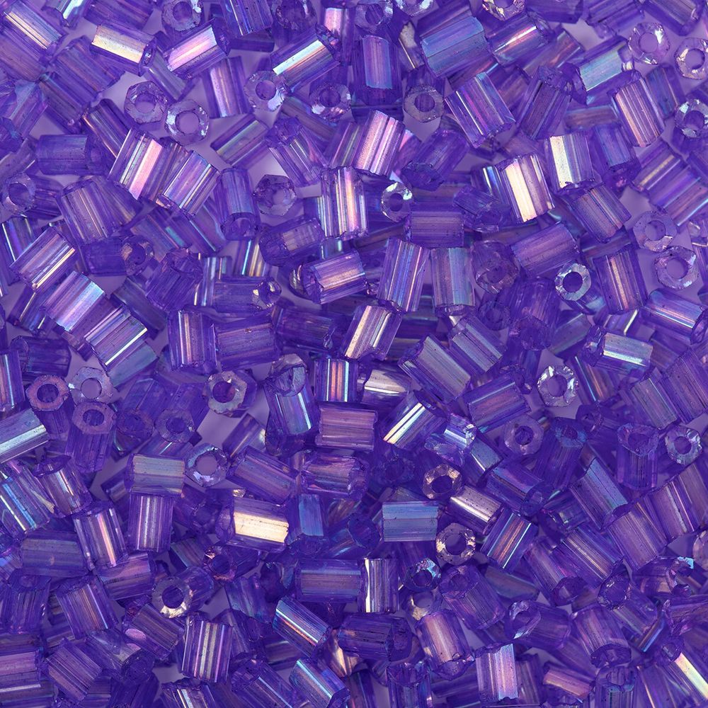Бисер рубка Zlatka 10/0 10х10 г, №0265 фиолетовый GC