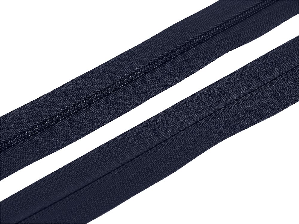 Молния рулонная витая (спираль) Т3 (3 мм) УСИЛЕННАЯ, НА БОБИНЕ, S-233 т.синий (цв.SBS) / кор. 1200 метров