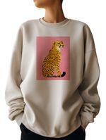 Набор для вышивания нитками Panna NK-7542, Гепард, 19х25 см