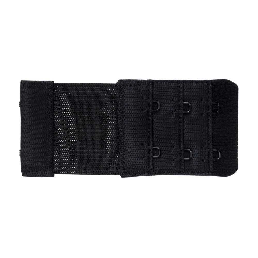 Удлинитель застежки для бюстгальтера 3*2, 40 мм, черный, 1 шт, Pony, 73304