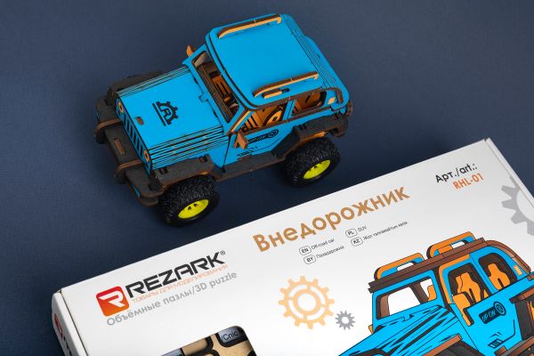 Пазл 3D, Внедорожник RHL-01, Rezark RHL-01