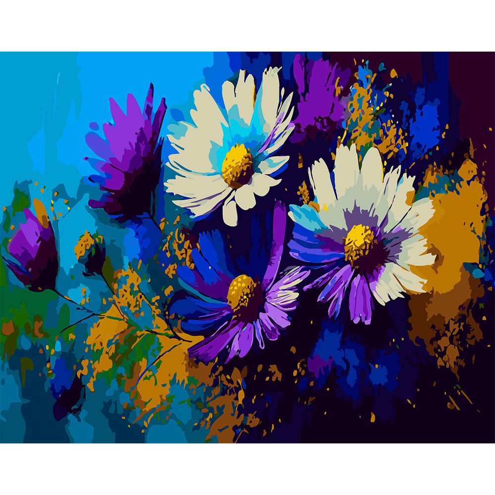Cristyle, Цветочный арт, 40х50 см