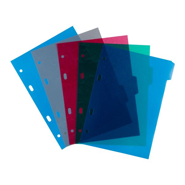 Разделитель листов пластиковый A5, 5 шт, EC270030202 волокно, ассорти, Expert Complete EC270030202