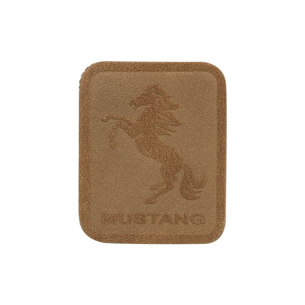 Термоаппликация из замши Mustang 3,5х4,37см, 100% кожа, 40 светло-коричневый, 5 шт