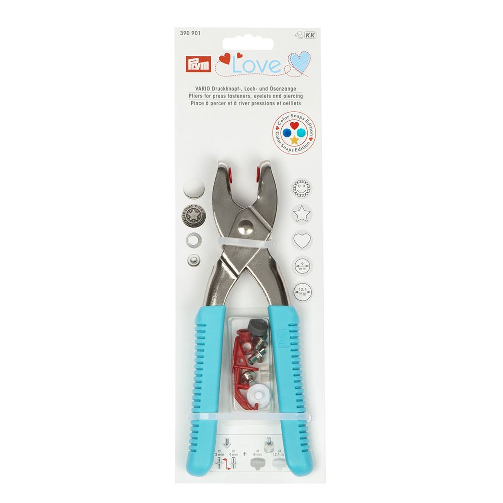 Щипцы-пробойник Vario, Prym Love с Насадка-пуансонами для пробивания отверстий, Prym
