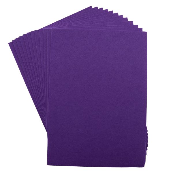 Фетр листовой жесткий 1.0 мм, 20х30см, 12 шт, Astra&Craft, 11 фиолетовый