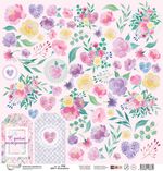 Бумага для скрапбукинга В расцвете 190 г/м², 30.5х30.5 см, 10 шт, 7 лист для вырезания, Mr.Painter PSR 2604