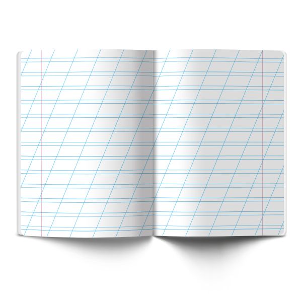 Тетрадь ученическая школьная Классная A5+ 12 л. на скобе 65 г/м², белизна 100%, 25 шт, косая линия, 000286 Зеленая, Светоч 12ТСК5_1_1_3