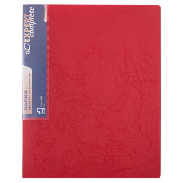 Папка пруж.скоросш. A4 700 мкм 20 мм, волокно, 6 шт, красный new EC210530047, Expert Complete