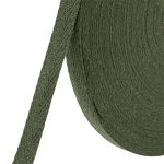 Тесьма (лента) киперная (100% х/б) 10 мм / 45.72 метра, 22 зеленый хаки, 6190-2017