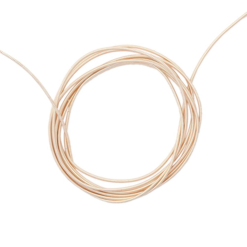 Канитель жесткая Розовое золото 1 мм, 5±0,1г